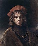 Rembrandt Peale Portrait of Titus oil